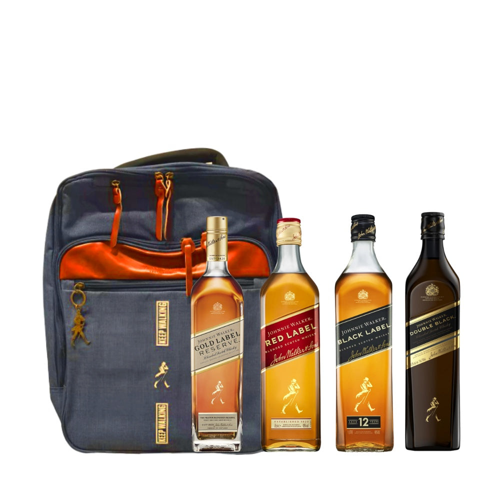Combo Johnnie Walker x4 + Mochila