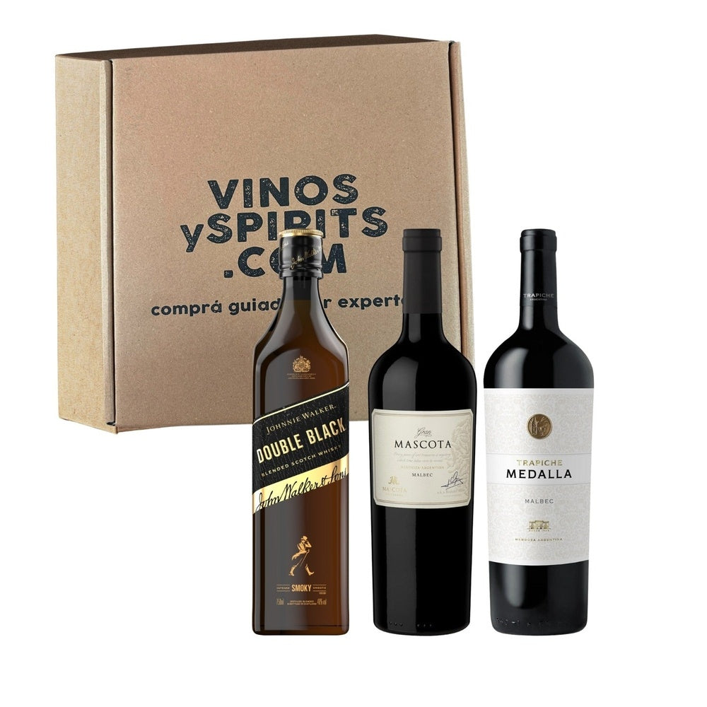 Combo Estuche JW Double Black + Gran Mascota + Medalla