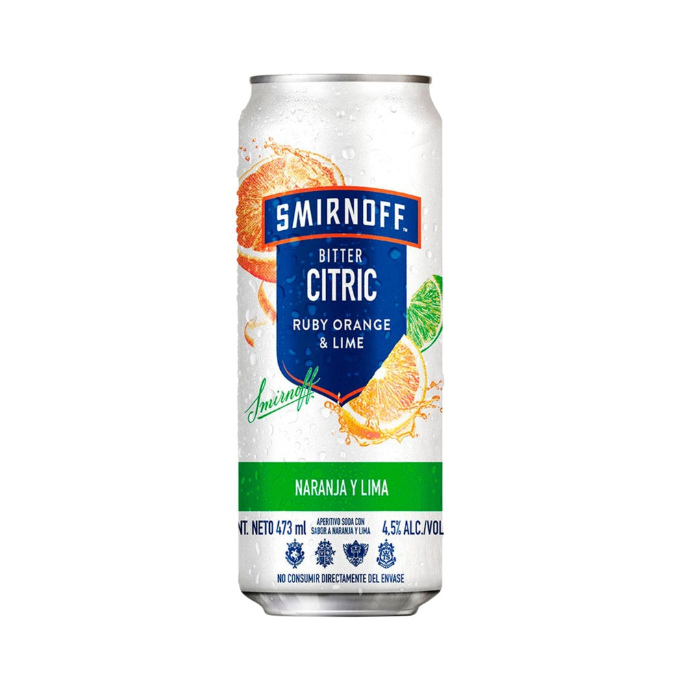 Smirnoff BC Orange & Lime 473ml x6